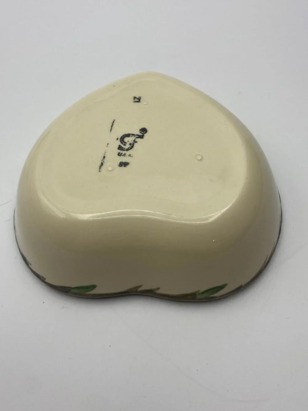 Franciscan Desert Rose Heart Trinket Box BOTTOM only